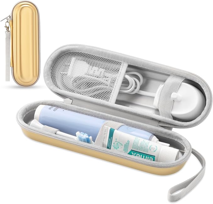 Toothbrush Travel Case for Oral B/Oral-B Pro 1000 1500 5000 7000 & Philips by TYSORETY