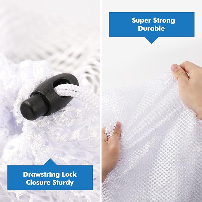 3 Pack XXL Mesh Laundry Bags for Delicates, Extra Large Laundry Wash Bags for - Image 4