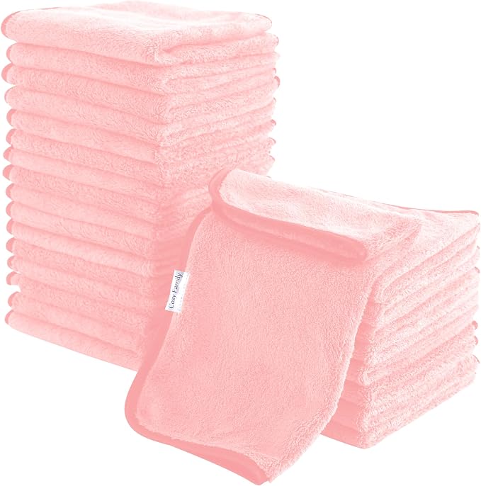 Cosy Family 24 Pack Soft Washcloths Set by Cosy+Family