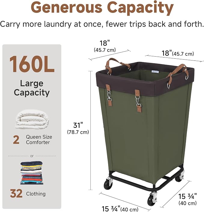 StorageWorks 160L Laundry Basket - Image 3