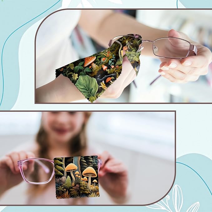 6 PCS Glasses Cleaning Cloth Eyeglass Lens Microfiber Cleaning Cloth Reusable - Image 5