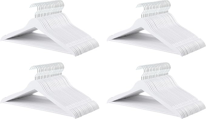 Amazon Basics Durable Wooden Clothes Hangers by AmazonBasics