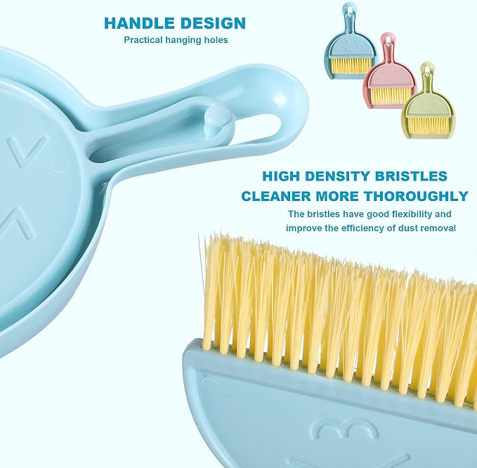 3PCS Mini Broom and Dustpan Set - Image 3