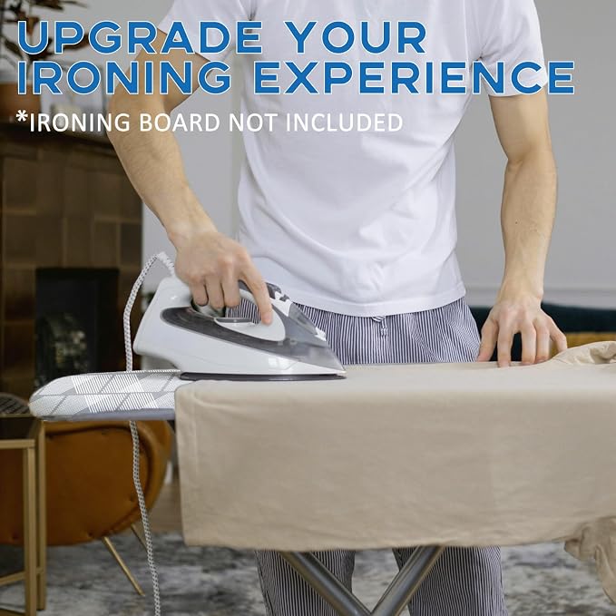 Ironing Board Cover and Pad 15x54, RAINHOL Gray Pattern Standard Size - Image 7