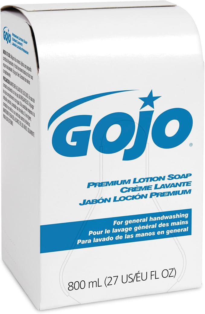 GOJO 800 Series Lotion Soap Refill, 12ct x 800 mL - Image 3