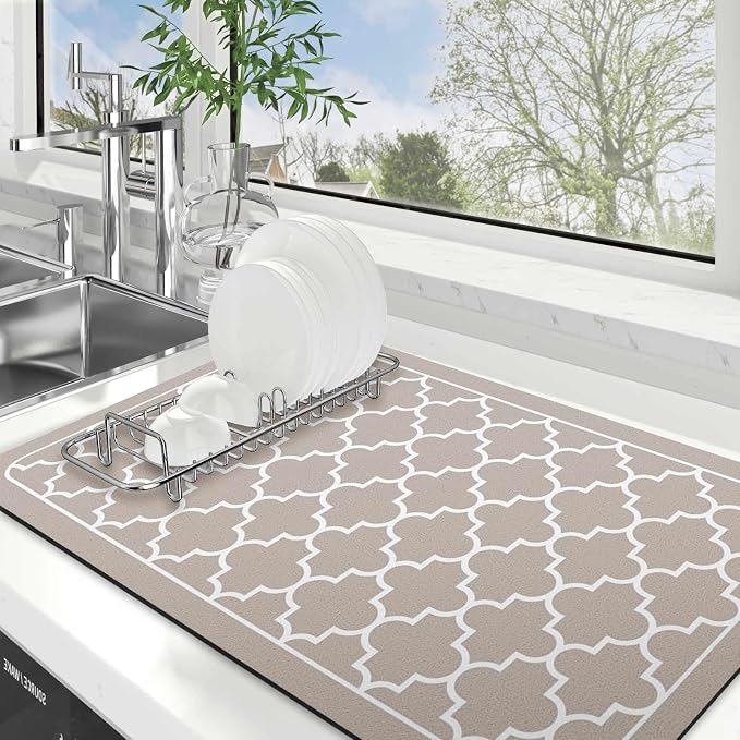 Dish Drying Mat Absorbent Dish Drying Mats by WiseLife