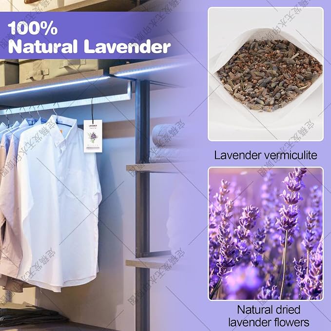 Lavender-12x Fresh Scents Scented Sachet Packet - Image 6