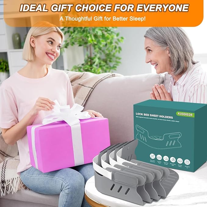 Bed Sheet Holders for Corners, Heavy Duty Fitted Sheet Holder - Image 7