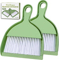 THINKLEARN 2PCS Small Dust Pan and Brush Set by THINKLEARN