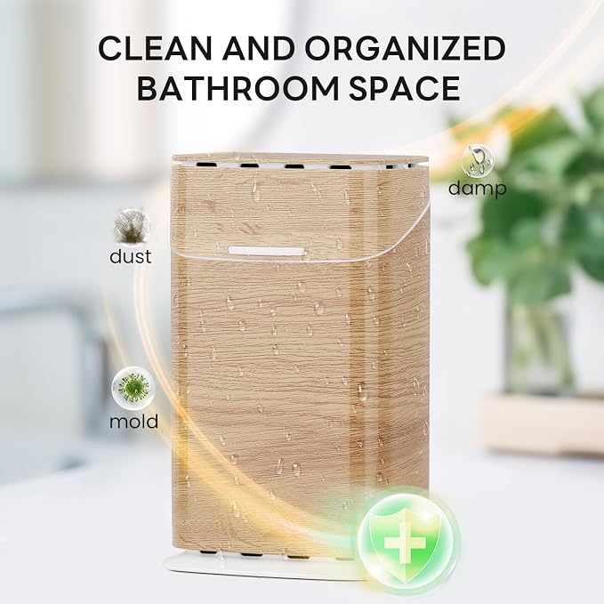 GFWARE Wood Bathroom Toothbrush Holder - Image 6