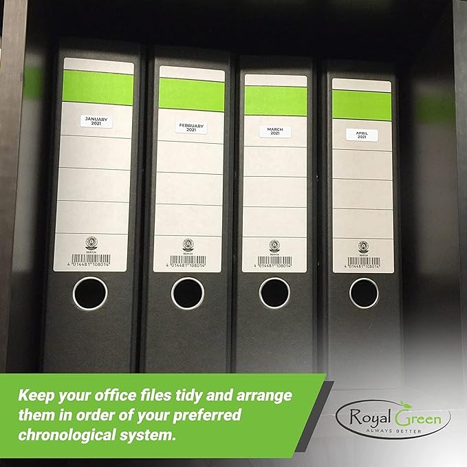 White Rectangular Labels + Bonus Color Stickers - White Color-Coding Labels - Laser Printer Template Included 1630 Pack