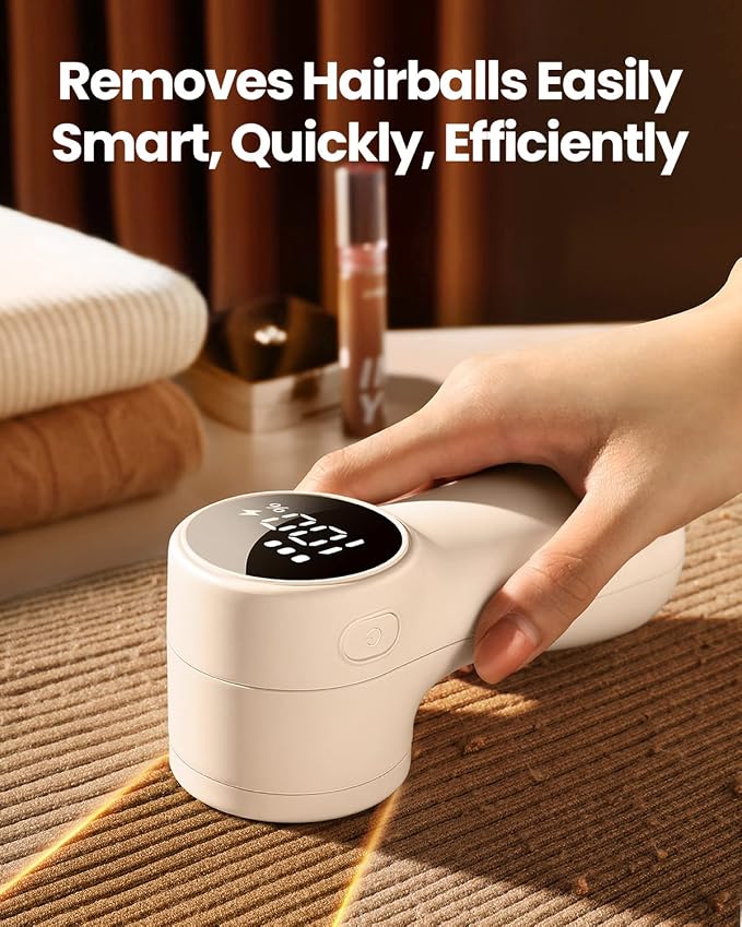 GAIATOP Fabric Shaver Rechargeable Lint Remover, 3 Speeds Sweater Defuzzer | - Image 2