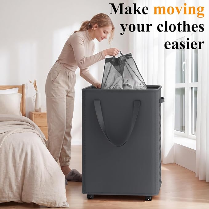 Optish 140L Extra Large Laundry Basket - Image 4