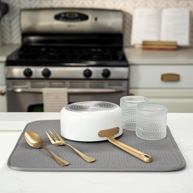S&T INC. Dish Drying Mat, Kitchen Counter Mat - Image 5