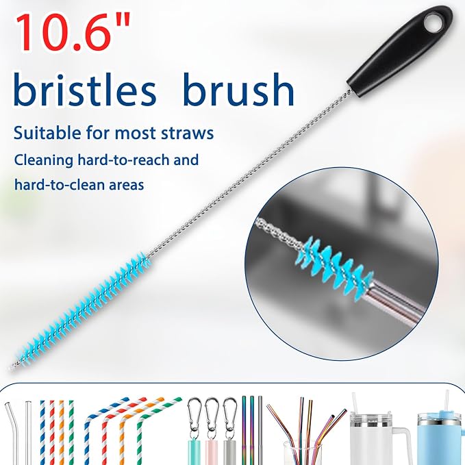 Bottle Brush Cleaner Kit, Water Bottle Washer & Cup Scrubber Brush Set | Bottle - Image 5