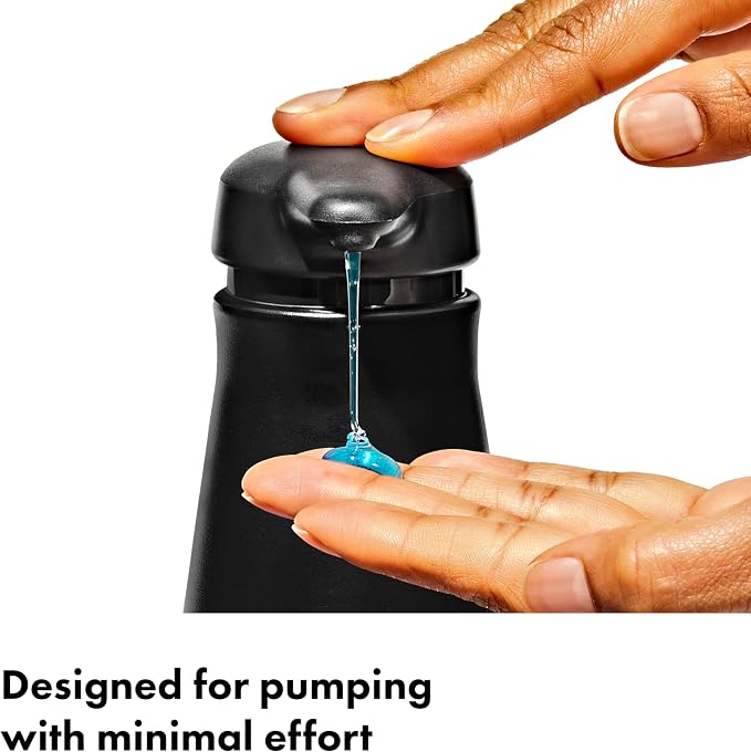 OXO Good Grips Stainless Steel Easy Press Soap Dispenser - Image 6