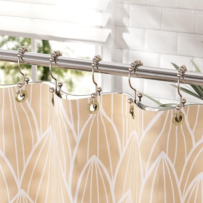 Shower Curtain Hooks Rings, Stainless Steel Shower Curtain Rings, Matte Nickel - Image 8