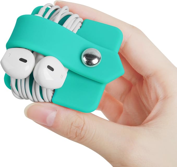 Cord Organizer Earbuds Holder Earphone Wrap Earphones Organizer Headset - Image 3
