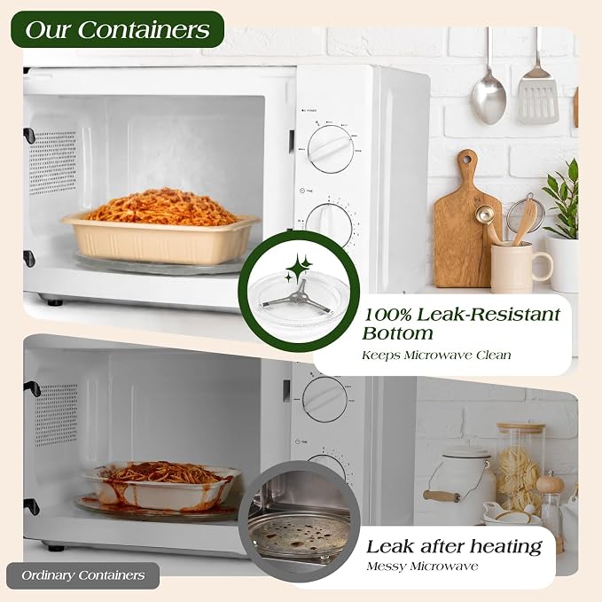 100 Piece Meal Prep Containers - Image 6