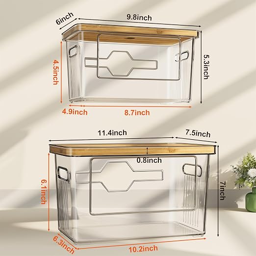 2 Pack Clear Trash Bag Holder - Image 8
