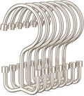 Shower Curtain Hooks, Shower Curtain Rings, Metal Shower Curtain Hangers Rust by Goowin