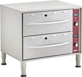 Kratos Commercial Electric Drawer Warmer, Stainless Steel Double Drawer Food Warmer for Restaurants and Hotels, 120V, 900W