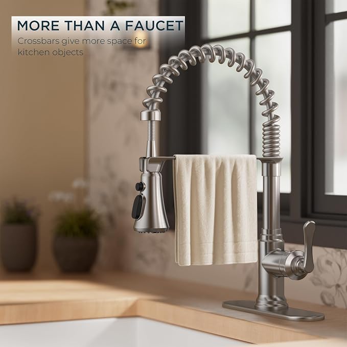 FORIOUS Rustic Kitchen Faucet - Image 7