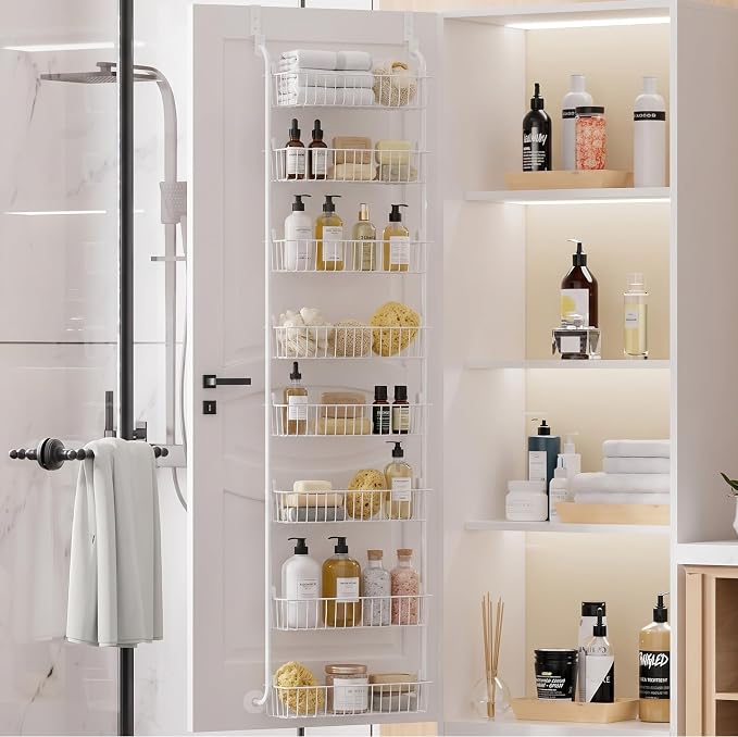 Delamu Over The Door Pantry Organizer, 8-Tier Hanging Spice Rack - Image 8