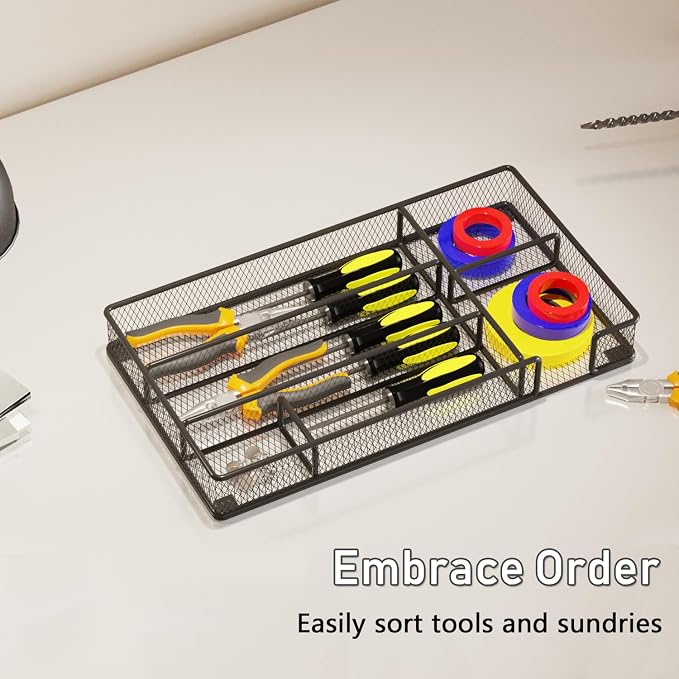 Desk Drawer Organizer Tray, Office Drawer Organizer, Workspace Organizers - Image 7