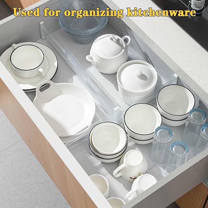 Drawer Dividers for Clothes, 3.15" High 11.34"-19.69" | Adjustable Expandable - Image 8