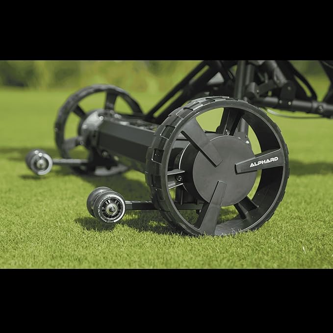 Alphard Club Booster V2Pro – Convert Your Push Cart into a Motorized, Electric Remote-Controlled Golf Caddie - New 2025 V2Pro with Permanently Attached Wheelie Bars