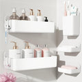 Nieifi Adhesive Shower Shelves, 5 Pieces by Nieifi