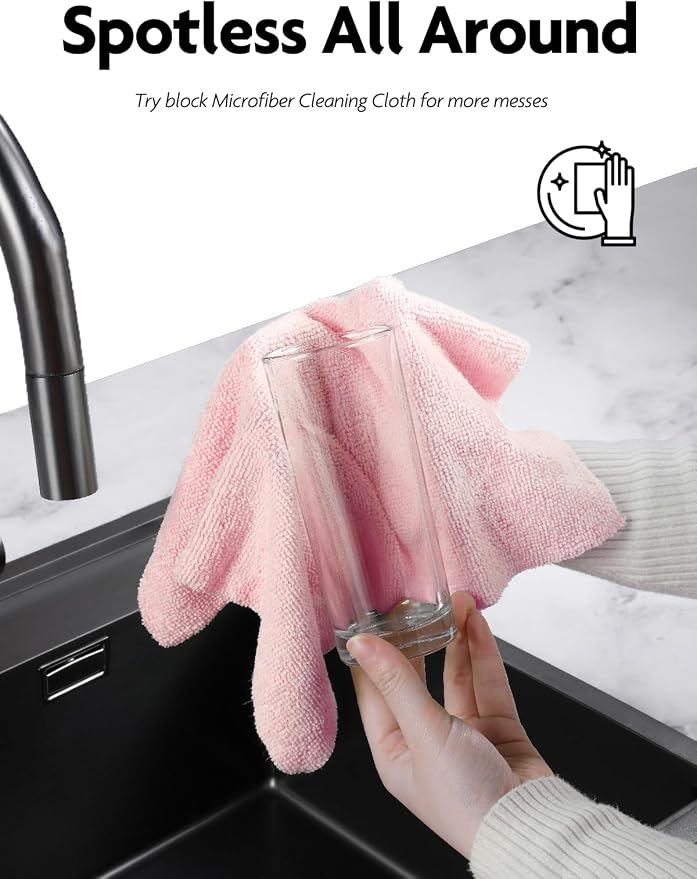 Fantasticlean Microfiber Cleaning Cloth Roll- 60 Sheets, Tear-away Microfiber - Image 4