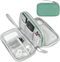 FYY Electronic Organizer, Travel Tech Pouch, Cable Organizer Green Quilted | by FYY