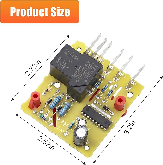 W10352689 Refrigerator Main Control Board Adaptive Defrost Board Compatible with Whirlpool, Kenmore, Maytag, KitchenAid Replaces 4388931, WPW10352689, AP6020253, PS11753571