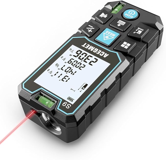 ACEGMET S9 229ft/70m Laser Measuring Tool, LCD Backlit Display by ACEGMET