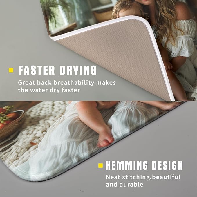 Giwawa Custom Dish Drying Mat Customized Drainer Pad - Image 3