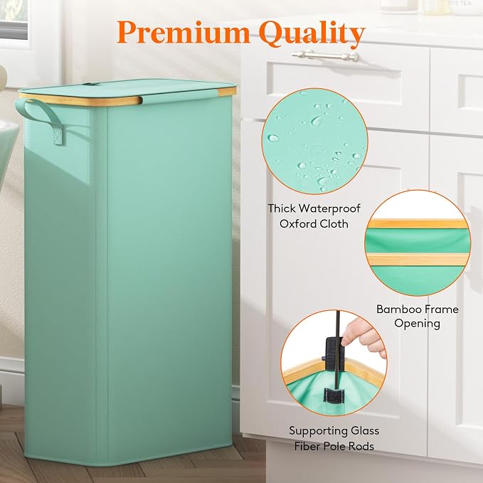 Lifewit 75L Slim Laundry Hamper - Image 7