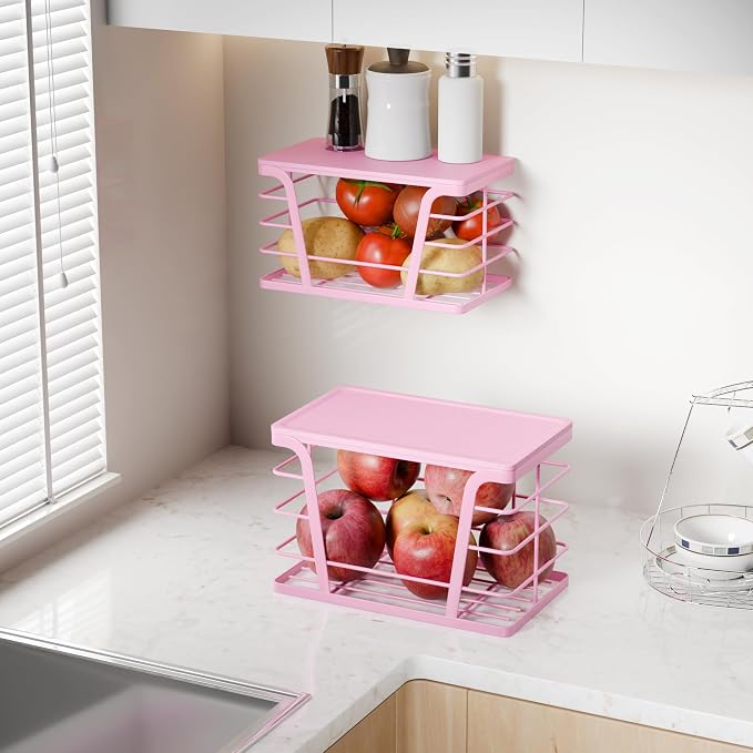 TIDIIABODE 2 Pack Pink Trash Bag Holder - Image 8