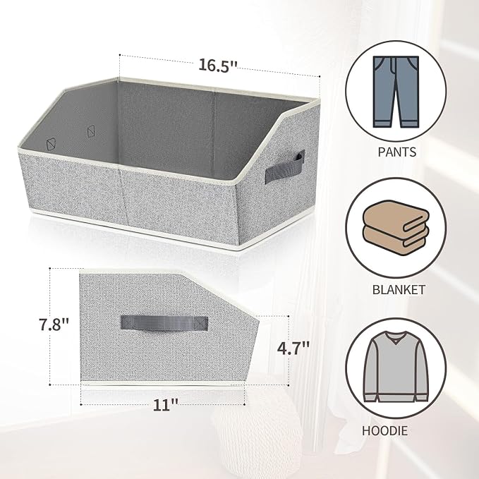 Homsorout Closet Organizers Bins 18 Packs - Image 8