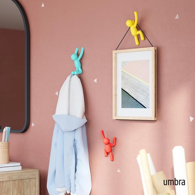 Umbra Buddy Wall Hooks, Wall Mount Coat Hooks - Image 2