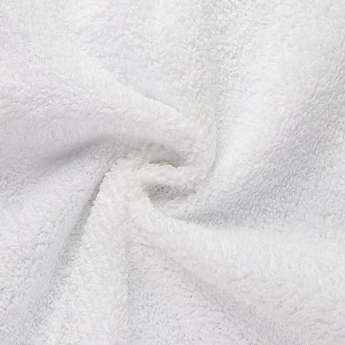 Orighty Washcloths Bulk, 100 Pack Microfiber Face Towels, 12x12 Inch White - Image 2