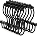 Bathway Shower Curtain Hooks, Shower Curtain Rings Rust Proof Double Hook by Bathway