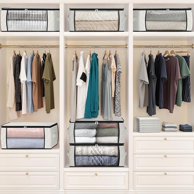35L Closet Organizers, Foldable Under Bed Storage Containers | Storage Bags - Image 7