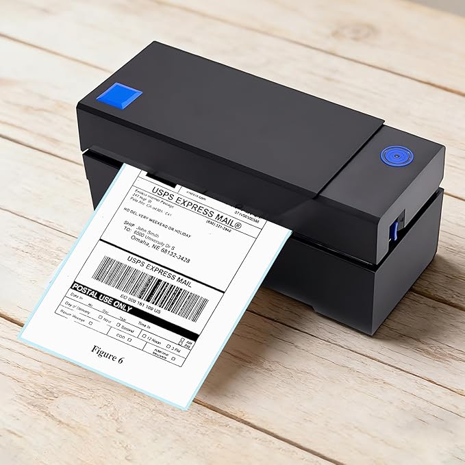 500 Fanfold 4" x 6" Direct Thermal Labels Shipping Labels with Perforated Line,Commercial Grade,Permanent Adhesive for Rollo, Zebra, Jadens, Nelko, Munbyn, Phomemo