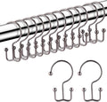 24 Pcs Shower Curtain Hooks, Goowin Shower Curtain Rings, Durable Rust Proof by Goowin