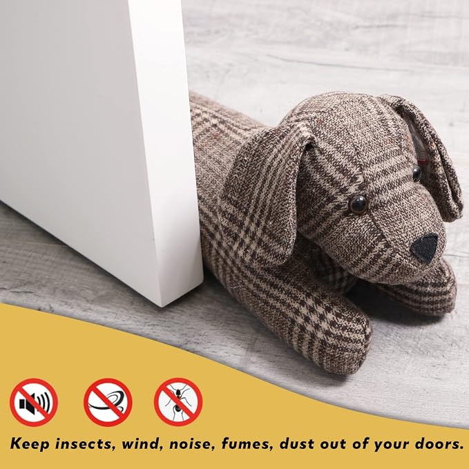 36 Inch 3LB Heavy Duty Under Door Draft Stopper, Decorative Soundproof Door - Image 6