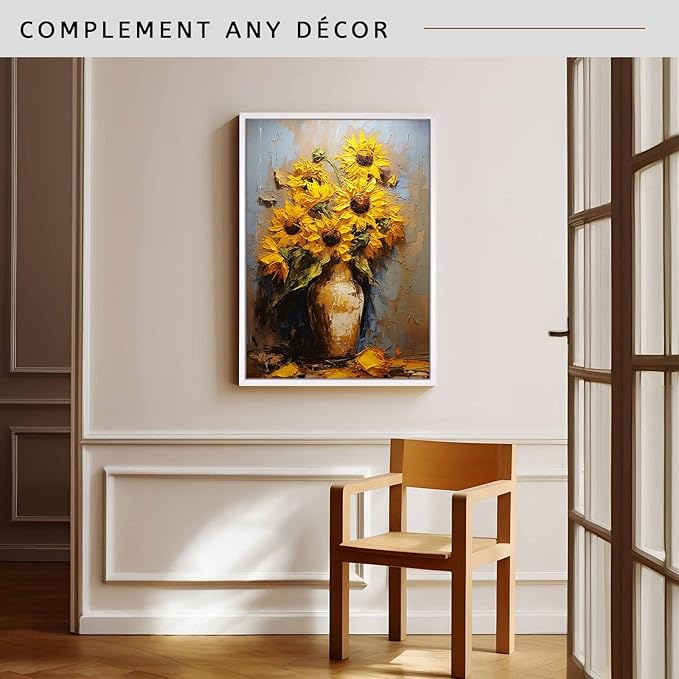 Canvas Floater Frame for 8x8 Canvas Prints Fits 1.25 Inch Deep Canvas Walnut Floating Frame for Modern Wall Art and Gallery Display