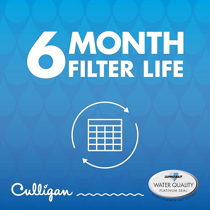 Culligan CUL800 Replaces LG (LT800P), CUL800 Refrigerator Water Filter, Replace Every 6 Months, Pack of 1