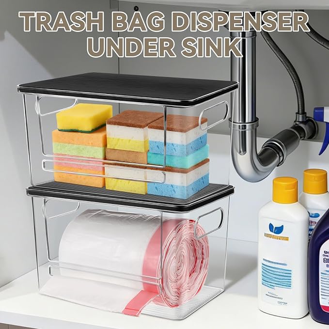 Trash Bag Dispenser Under Sink Organizer - Image 3